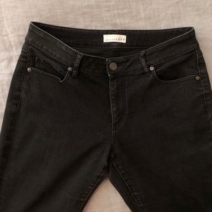 LOFT Black Jeans - Curvy Skinny